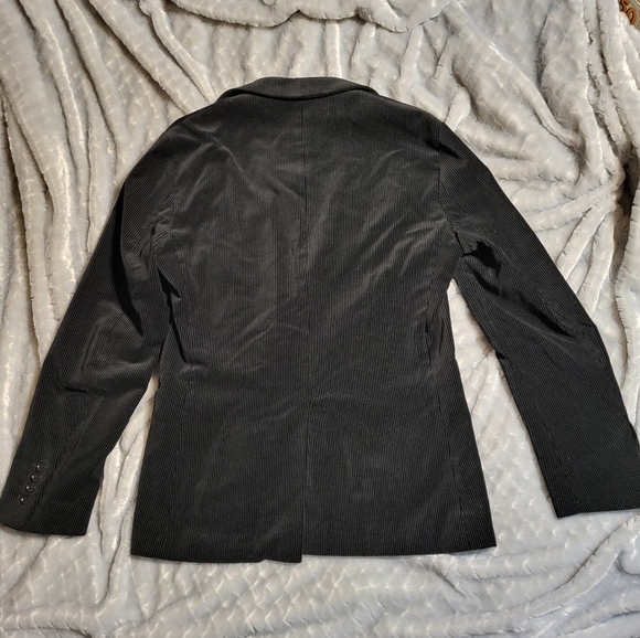 Corduroy Jacket John Varvatos black velvet size 38 - Picture 3 of 5